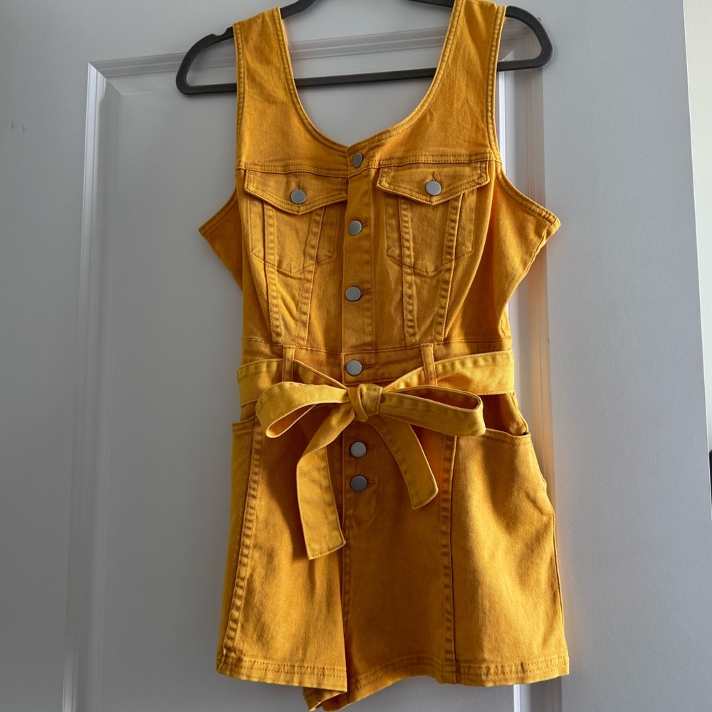 NWOT Denim Romper